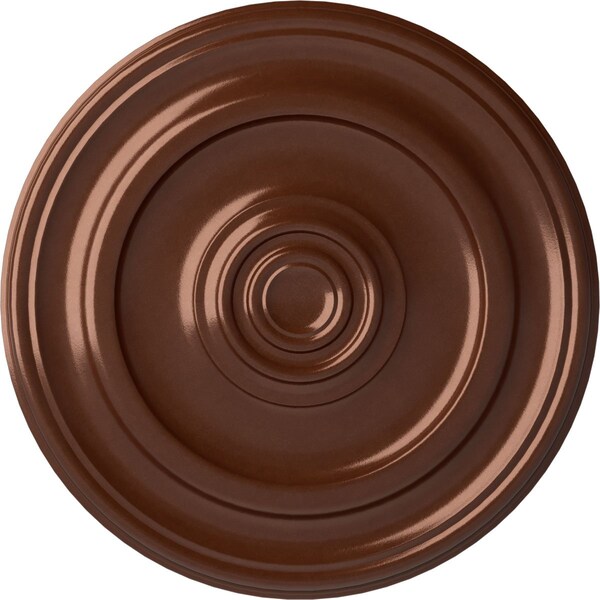 Ekena Millwork Kepler Traditional Ceiling Medallion (For Canopies up to 5 1/4"), 23 5/8"OD x 1 3/4"P, Copper Penny CM24KPCPS - main
